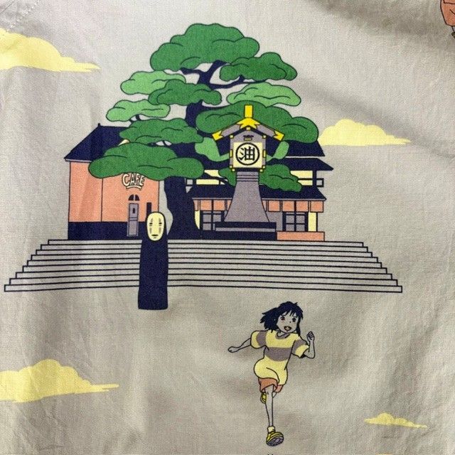 千尋 千と千尋の神隠し SPIRITED AWAY フルグラフィック 半袖シャツ サイズ