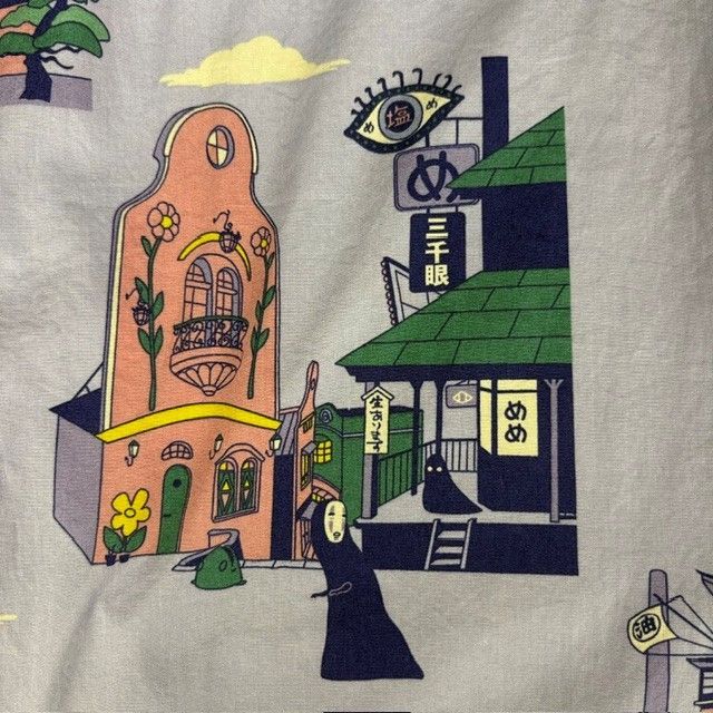 千と千尋の神隠し SPIRITED AWAY フルグラフィック 半袖シャツ サイズ