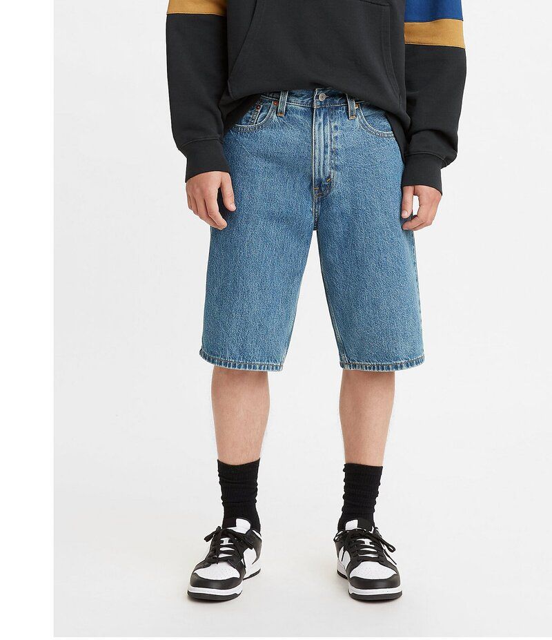 リーバイス メンズ ボトムス ハーフパンツ・ショーツ ショートパンツ デニム LevisR 469 Loose Fit 12 Inseam Denim Shorts Medium Score デニム