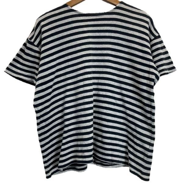 【中古】　I.S. ISSEY MIYAKE　トップス　カットソー　半袖　ボーダー　古着　/2495