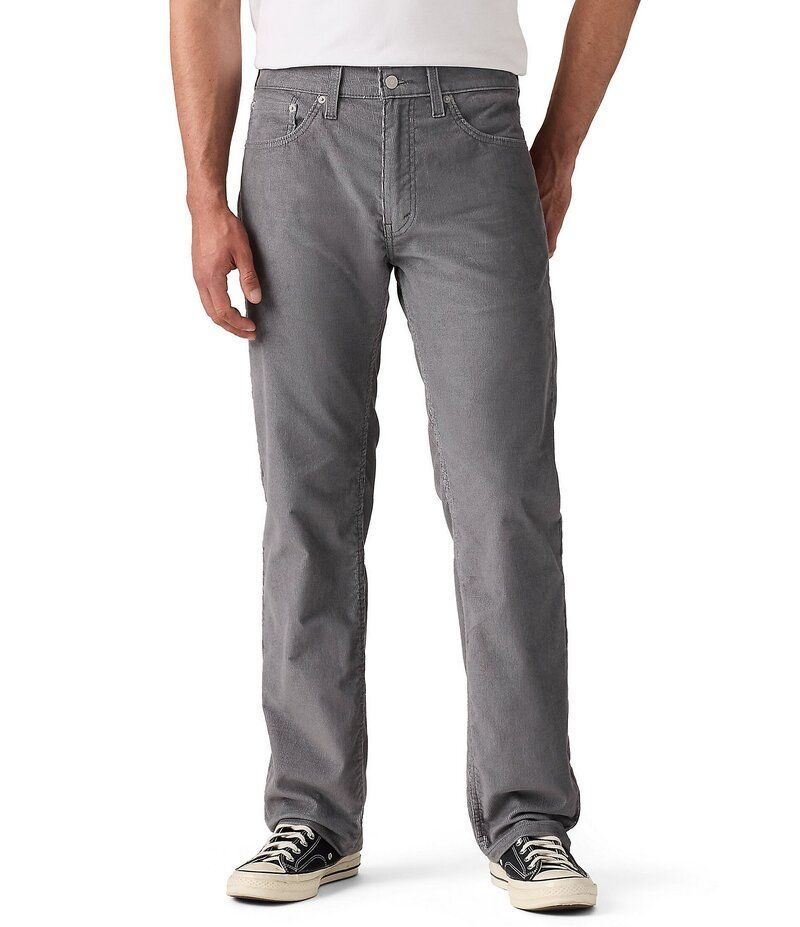リーバイス メンズ ボトムス デニムパンツ レギュラーフィット コーデュロイ ジーンズ LevisR 505 Regular Fit 5Pocket Corduroy Jeans Smoked Pearl パール