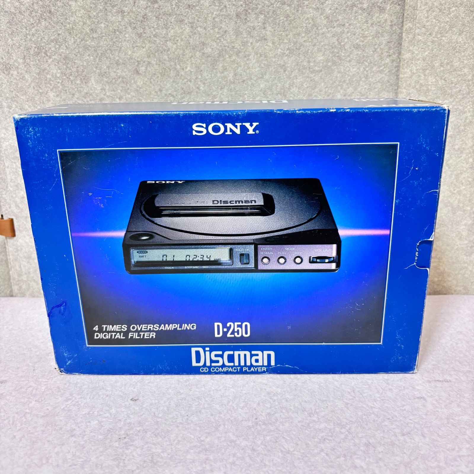ジャンク SONY D-250 Discman ディスクマン CDプレーヤー □【外観美品】 Discman ディスクマン D-250 CDプレーヤー SONY ソニー