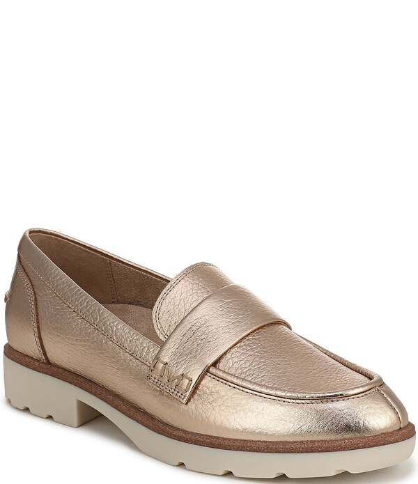 バイオニック レディース シューズ スリッポン・ローファー レザー Vionicleo Leather Loafers BRONZE