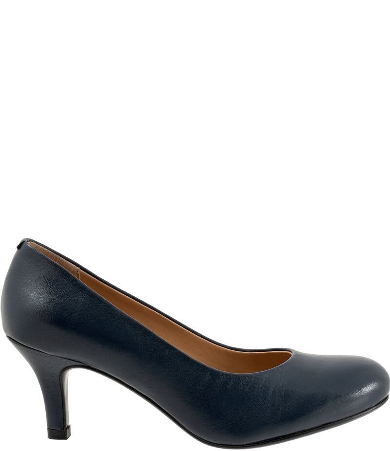 トロッターズ レディース シューズ パンプス レザー Trotters Lanay Leather Pumps Navy ネイビー