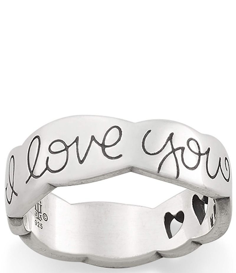 ジェームズ エイヴリー レディース アクセサリー 指輪 James Avery I Love You Mom Band Ring Sterling Silver シルバー