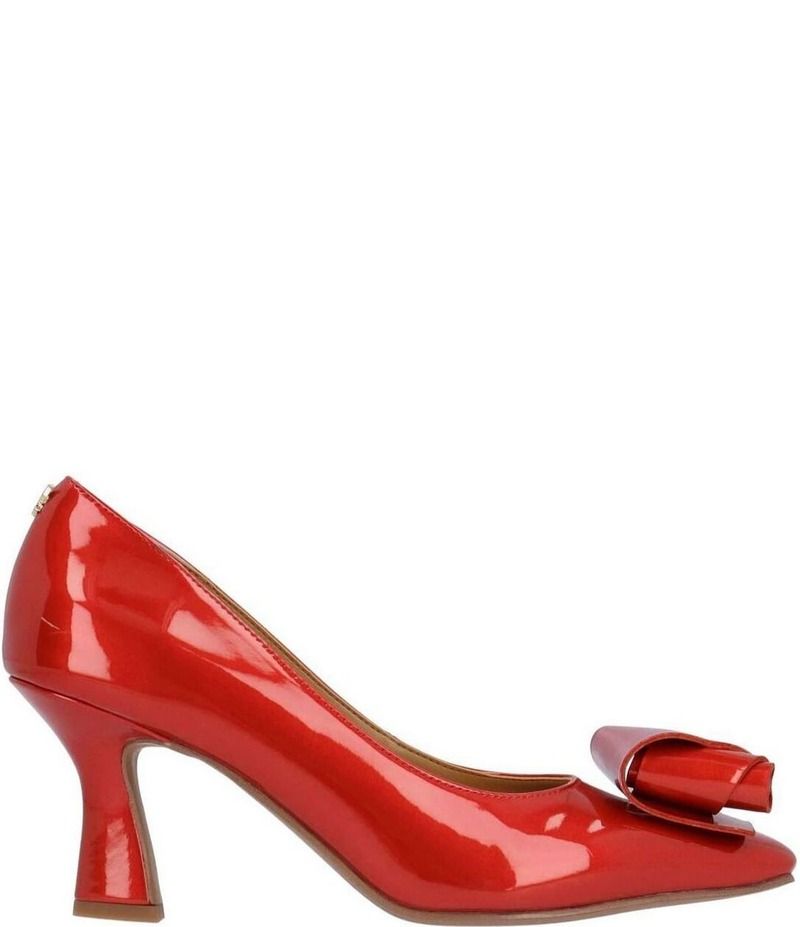 ジェイレニー レディース シューズ ヒール J Renee Karali Patent Ornamented Pumps Red レッド