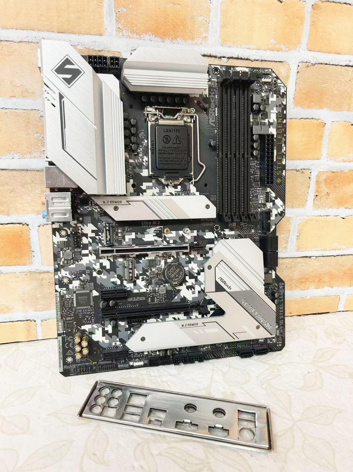 ASRock H470 Steel Legend LGA1200 中古マザーボード - メルカリ
