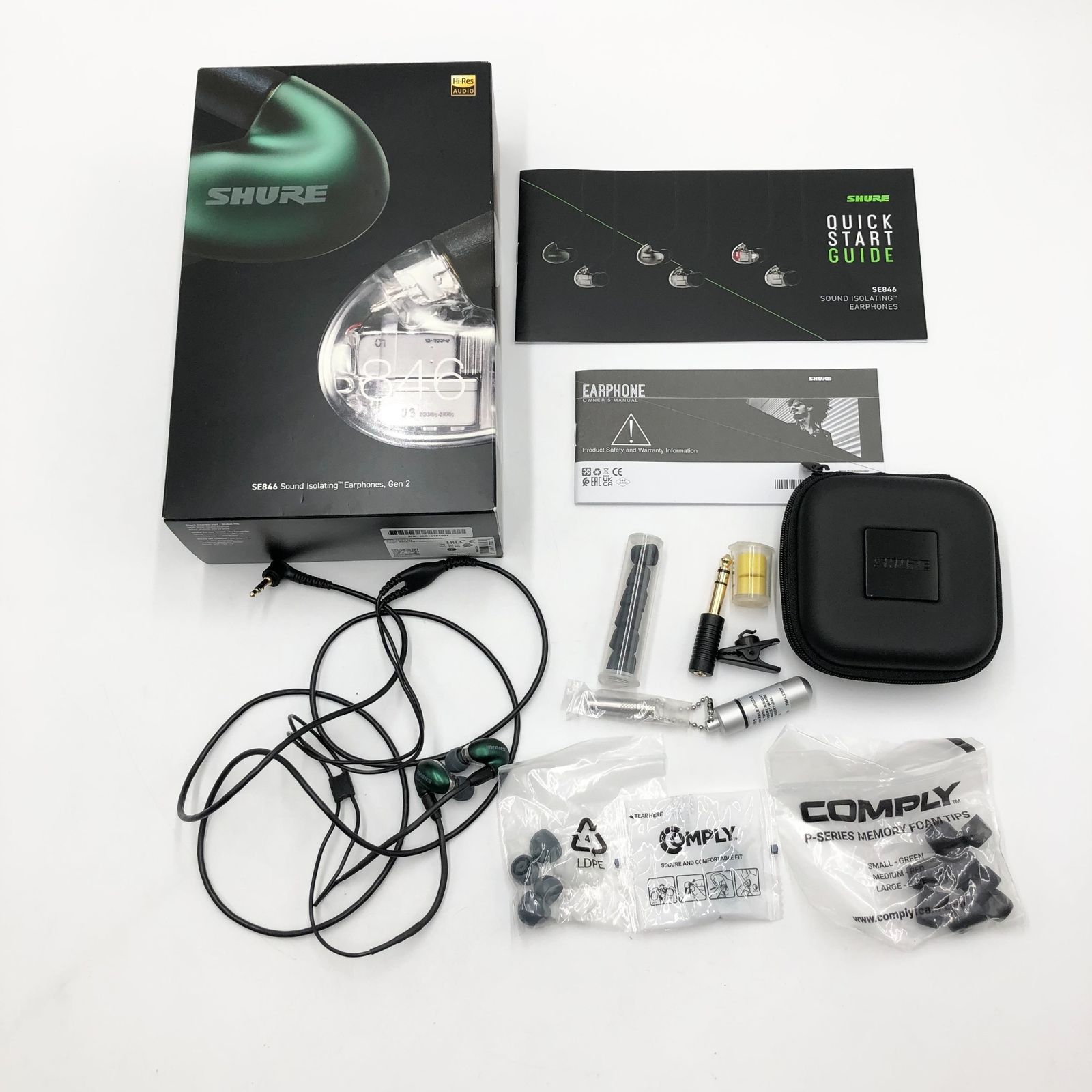 【在庫セール】【VGP2025 金賞】SHURE シュア プロフェッショナル・ス VGP2025 金賞】 SHURE シュア イヤホン 有線 SE846G2JD ジェイド