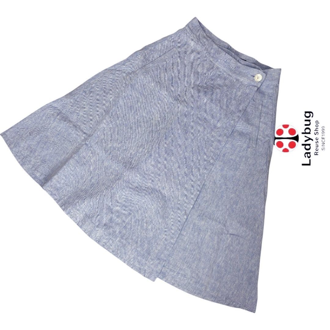 POLO RALPH LAUREN ポロラルフローレン リネンスカート ラップスカート