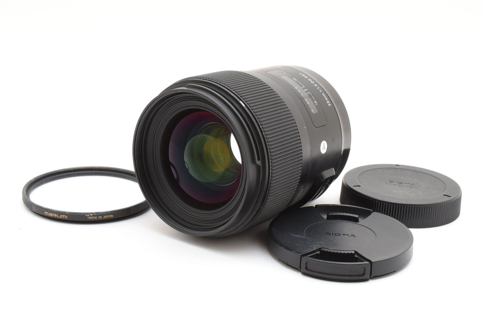 SIGMA AF 35mm F1.4 DG HSM Art キャノン /3183 保護プロテクター付き 動作OK 返金保証
