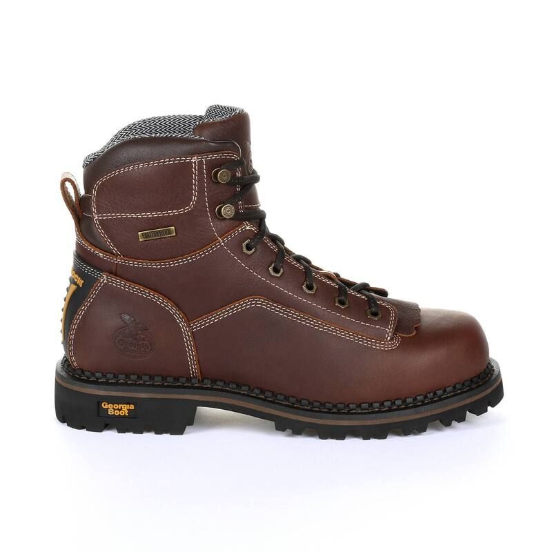 ジョージアブーツ メンズ シューズ ブーツ・レインブーツ ヒール Georgia Boots Loggers Mens Low Heel Work Boots Brown ブラウン