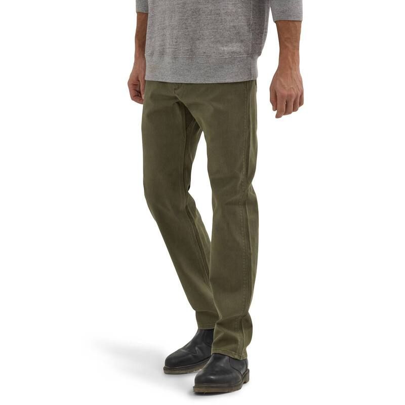 ラングラー メンズ ボトムス デニムパンツ レギュラーフィット Mens Wrangler Peak Comfort Regular Fitwill Pants Olive Night オリーブ