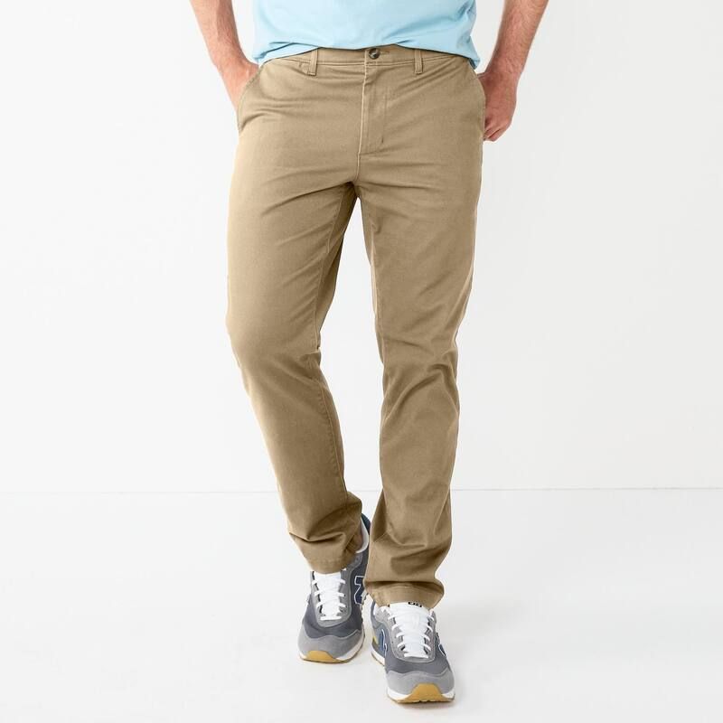 ソノマ メンズ ボトムス カジュアルパンツ Mensonoma Goods For Life Flexwear SlimFit Chinos Light Khaki カーキ