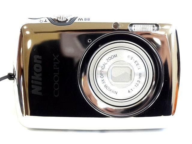 カメラ 動作確認済み NIKON COOLPIX S01□ コンパクトカメラ シルバー