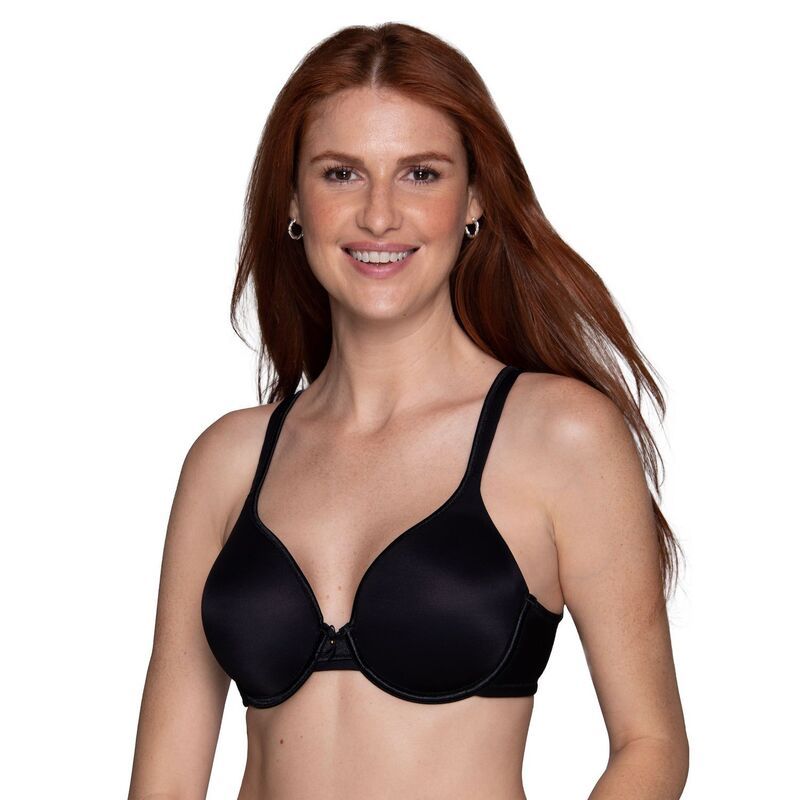 バニティフェア レディース アンダーウェア ブラジャー Vanity FairR Body Caress Underwire Bra 75335 Mid Black ブラック
