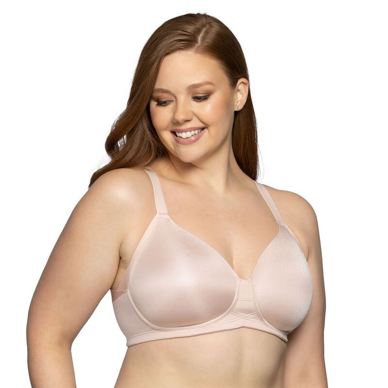 バニティフェア レディース アンダーウェア ブラジャー Vanity FairR Beauty BackR Full Figure Wirelessmoother Bra 71267 Sheer Quartz