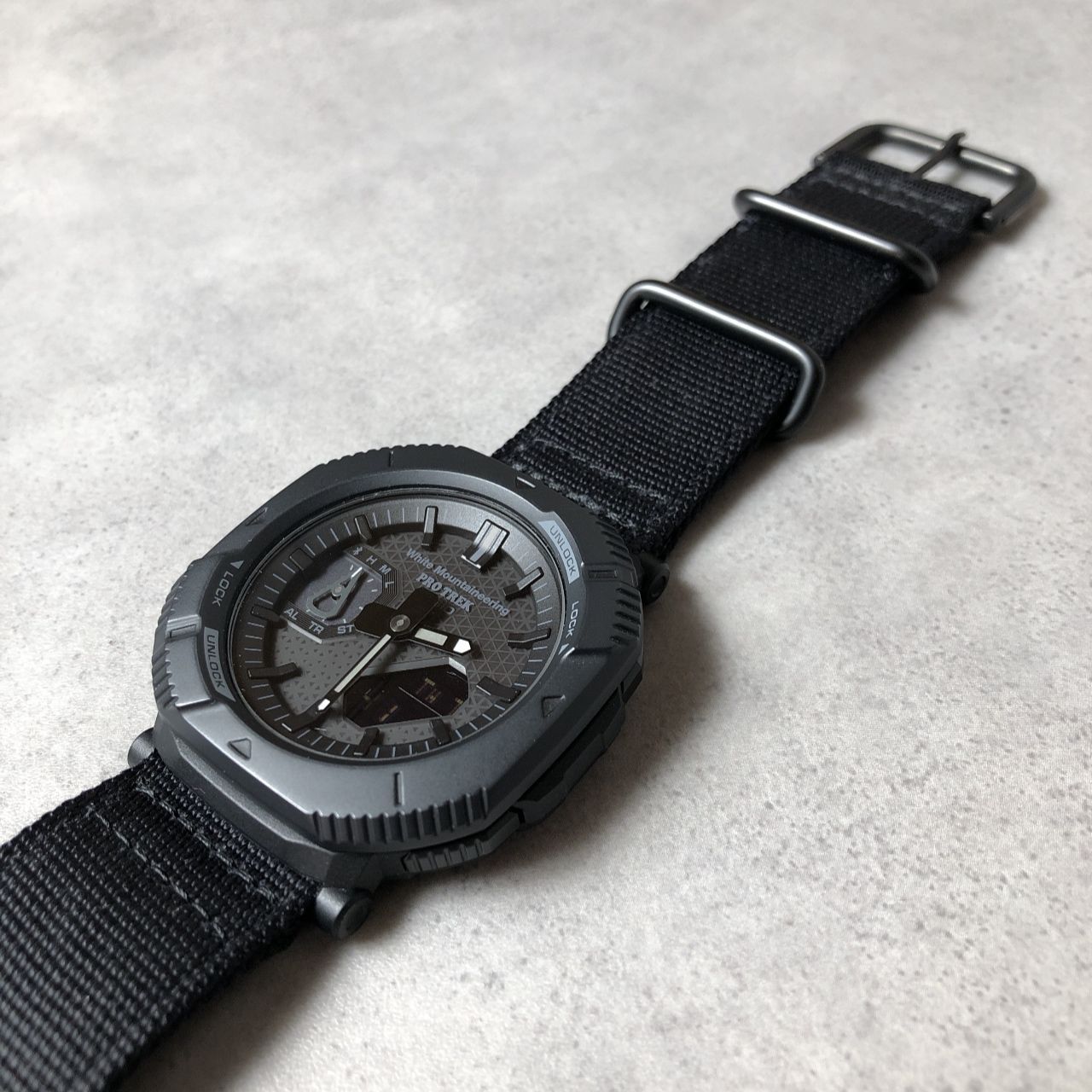 PQ386◇PROTREK / White Mountaineering : PRJ-B001WM-1JR 腕時計 
