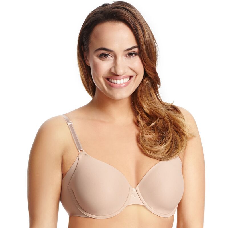 オルガ レディース アンダーウェア ブラジャー OlgaR by WarnersR No Sideffects FullFigure Contour Bra GB0561A Toasted Almond