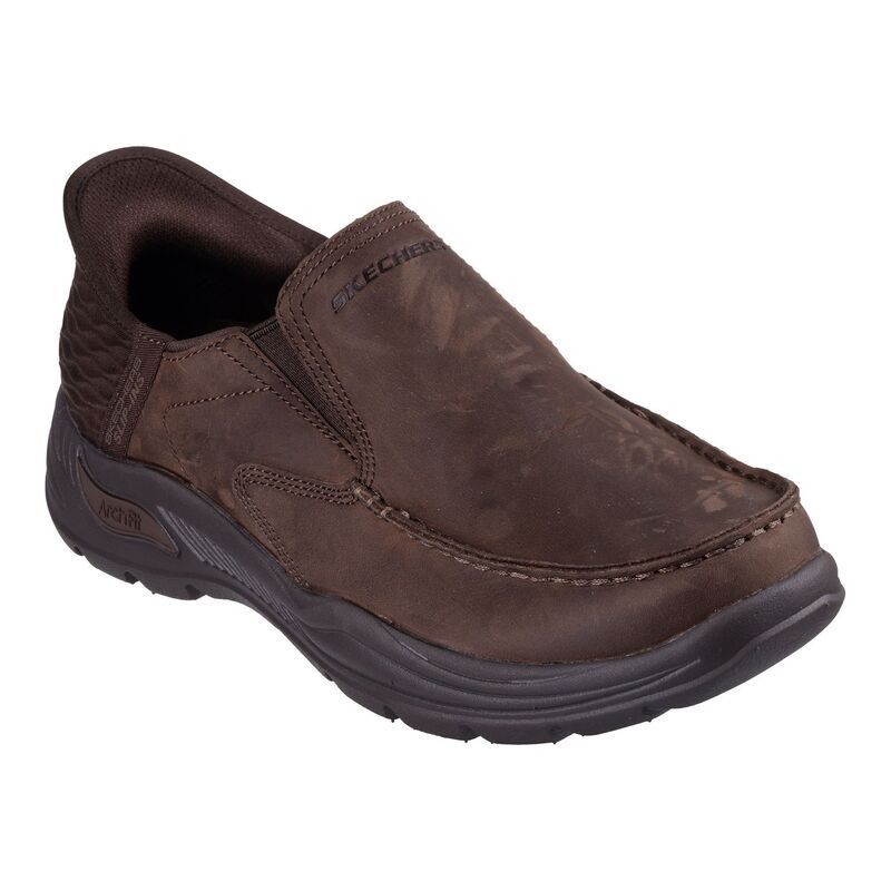 スケッチャーズ メンズ シューズ スリッポン・ローファー Skechers Hands Free SlipinsRelaxed FitR Arch Fit Motley Milo Menshoes Cocoa ココア