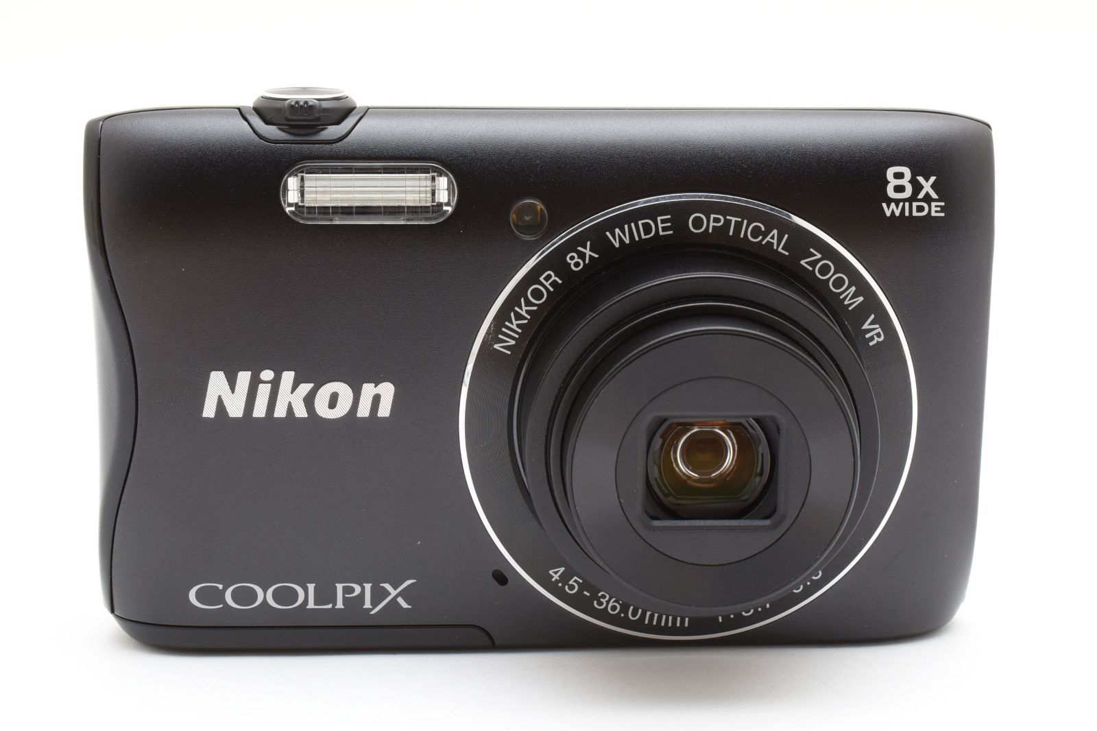 Nikon ニコン COOLPIX S3700 ブラック 元箱 /3185 動作OK 返金保証