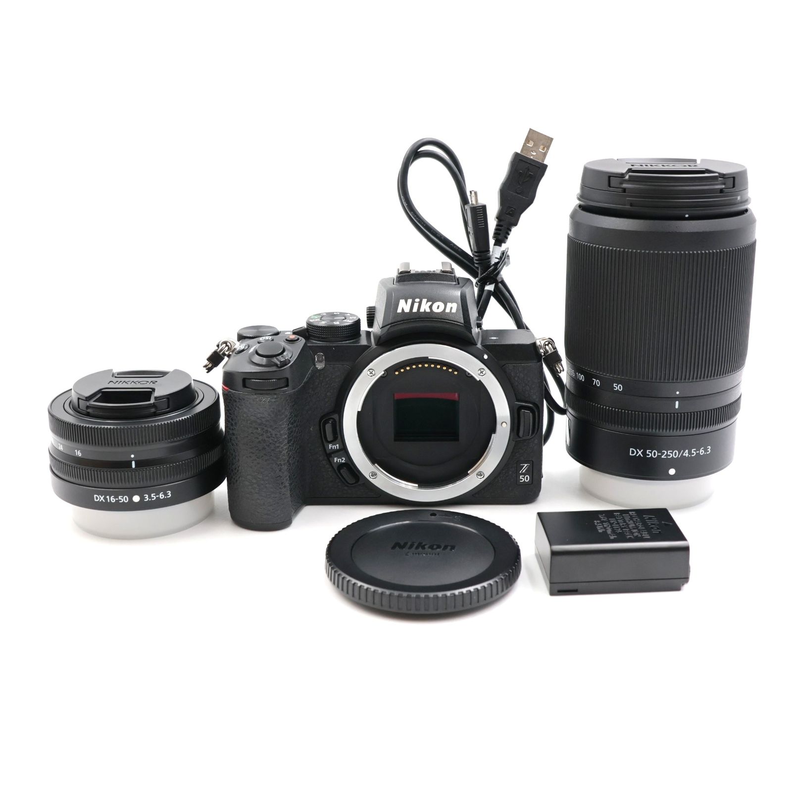 ■シャッター数33216枚！極上品■ Nikon Z50 ダブルズームキット NIKKOR Z DX 16-50mm+NIKKOR Z DX 50-250mm ブラック ミラーレス一眼カメラ ニコン