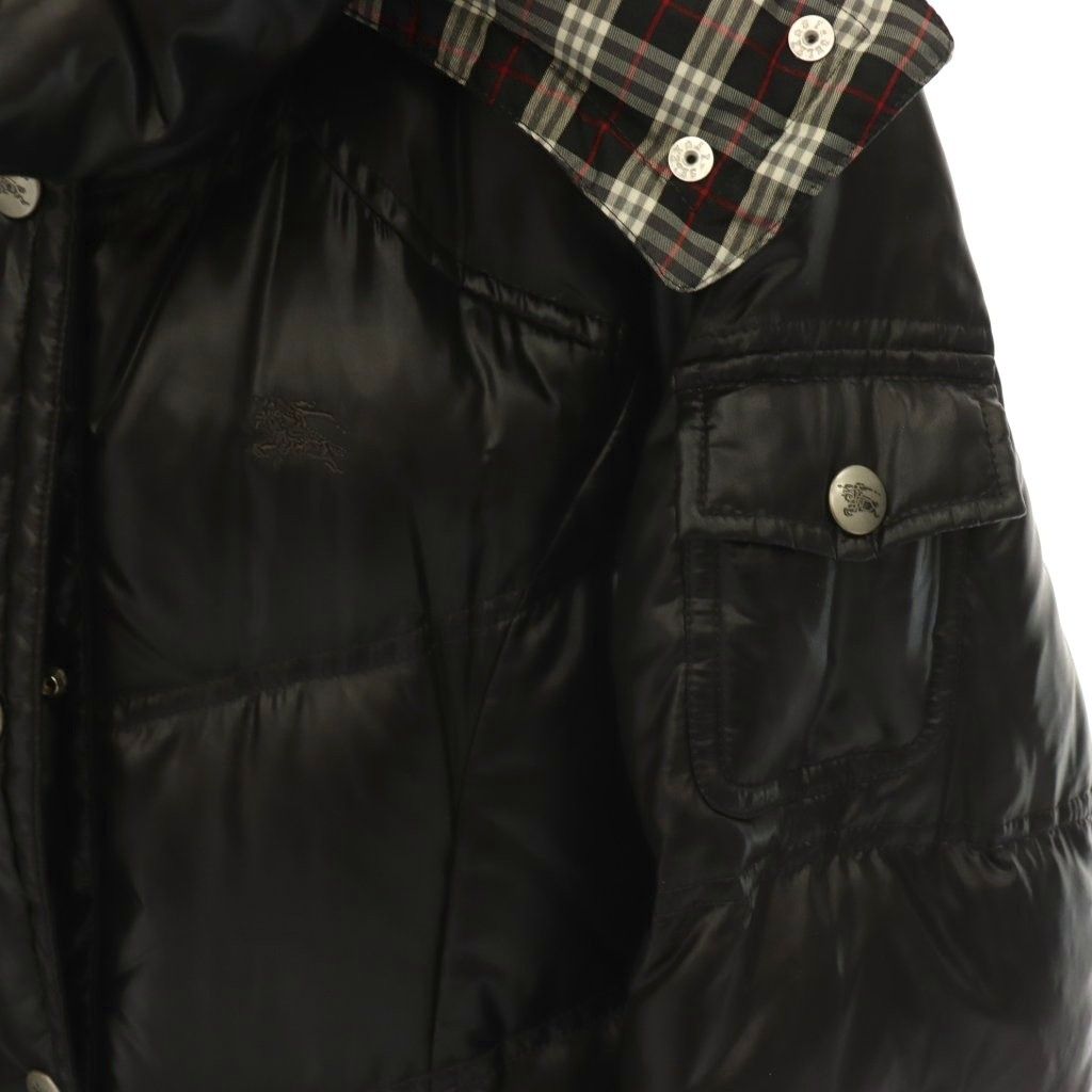 バーバリーブルーレーベル BURBERRY BLUE LABEL ダウンコート フード
