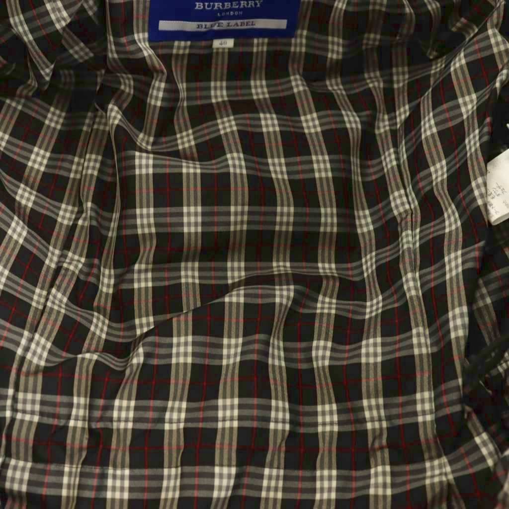 バーバリーブルーレーベル BURBERRY BLUE LABEL ダウンコート フード