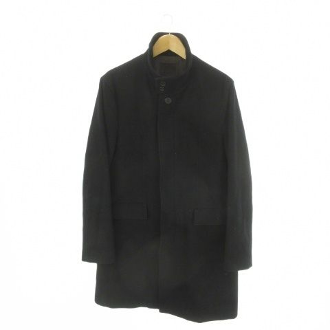 タケオキクチ TAKEO KIKUCHI コート 2 紺 ネイビー スタンドカラー 比翼 JJ070-99904JJ /MN8 ■ECD004