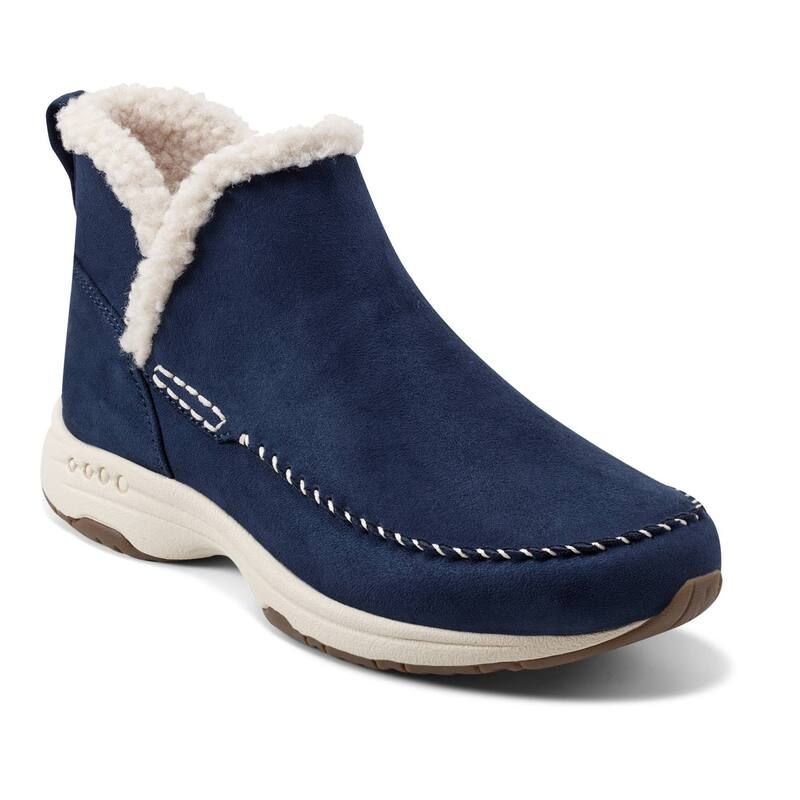 イージースピリット レディース シューズ サンダル アンクル ブーツ Easy Spirituva Traveltime PullOn Womenslipper Ankle Boots Blue ブルー