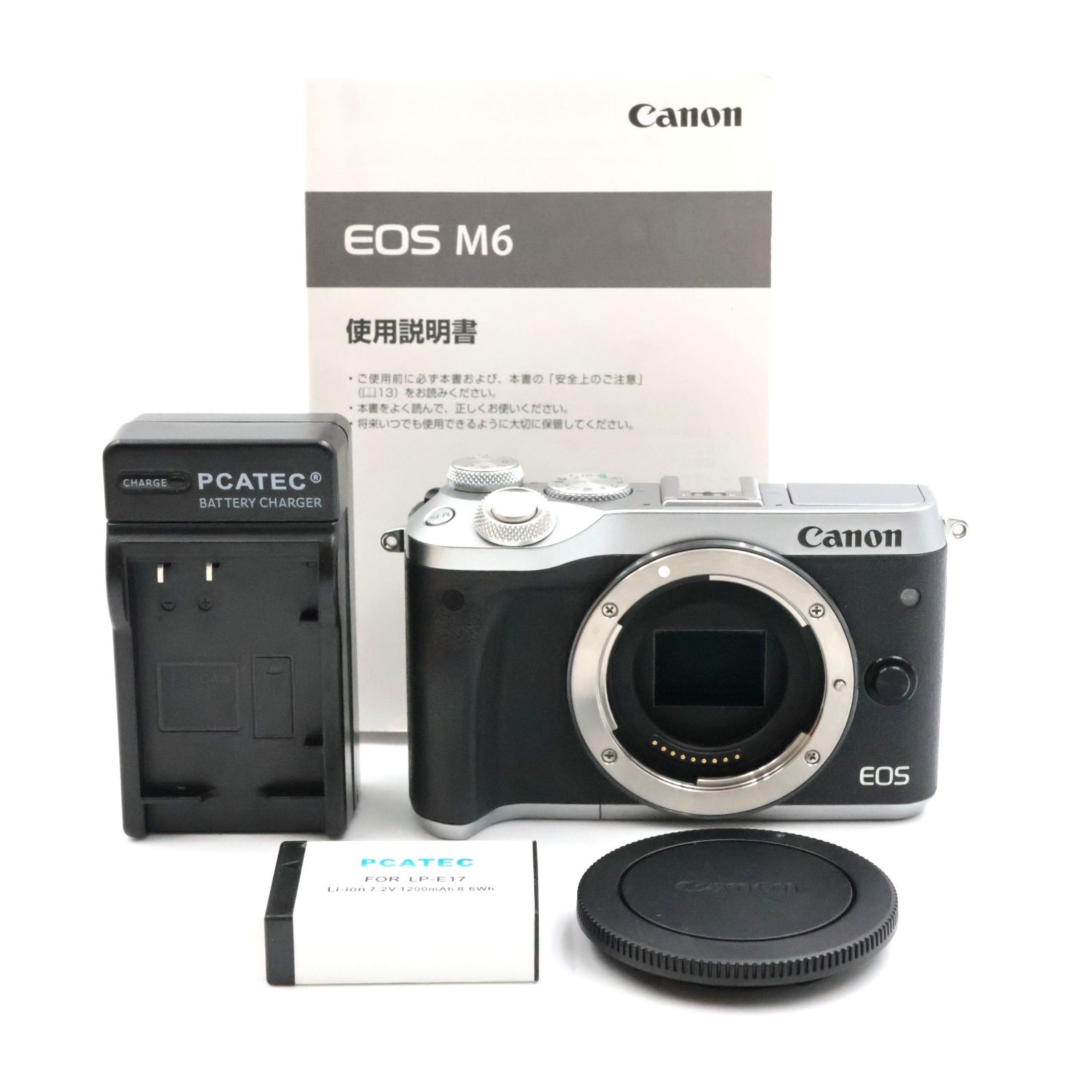 □極上品□ Canon EOS M6 ボディ シルバー ミラーレス一眼カメラ 
