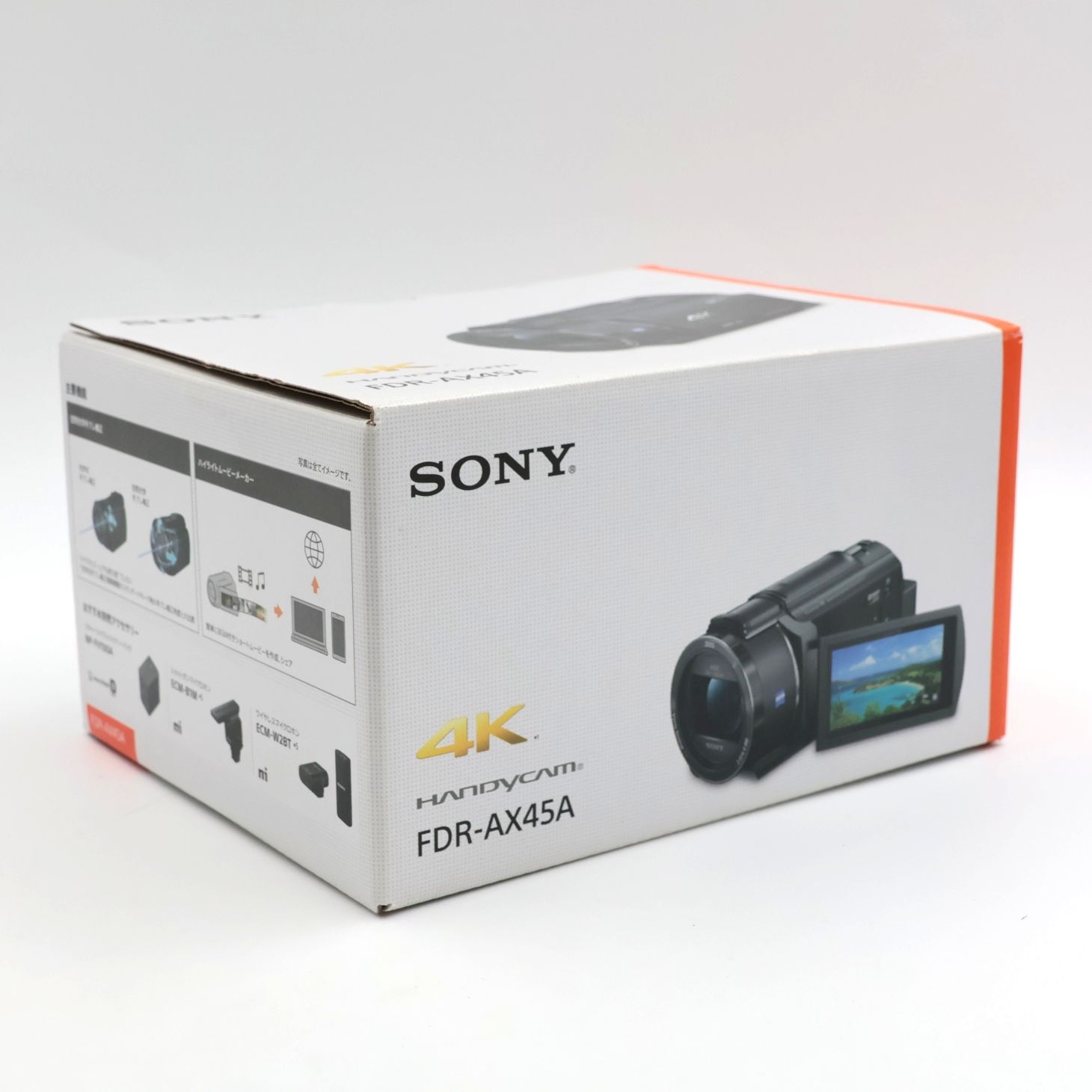 s*o様 最終値下げ。メルカリ内最安値SONY FDR-AX45A 4Kビデオカ □新品同様□ SONY FDR-AX45A B ブラック ビデオカメラ ソニー - メルカリ