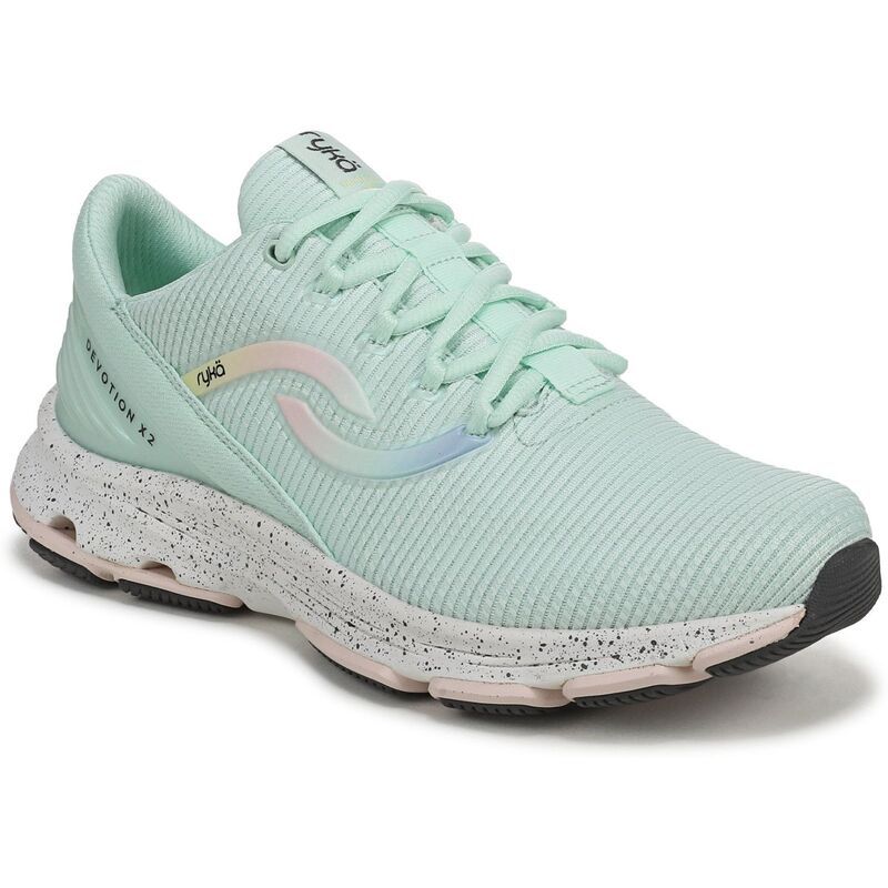 ライカ レディース シューズ スニーカー Ryka Devotion X 2 Womens Walking Sneakers Opal Green グリーン