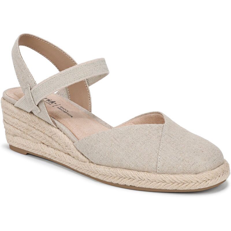 ライフストライド レディース シューズ サンダル LifeStride Pilar Womens Wedgespadrille Shoes Gold ゴールド