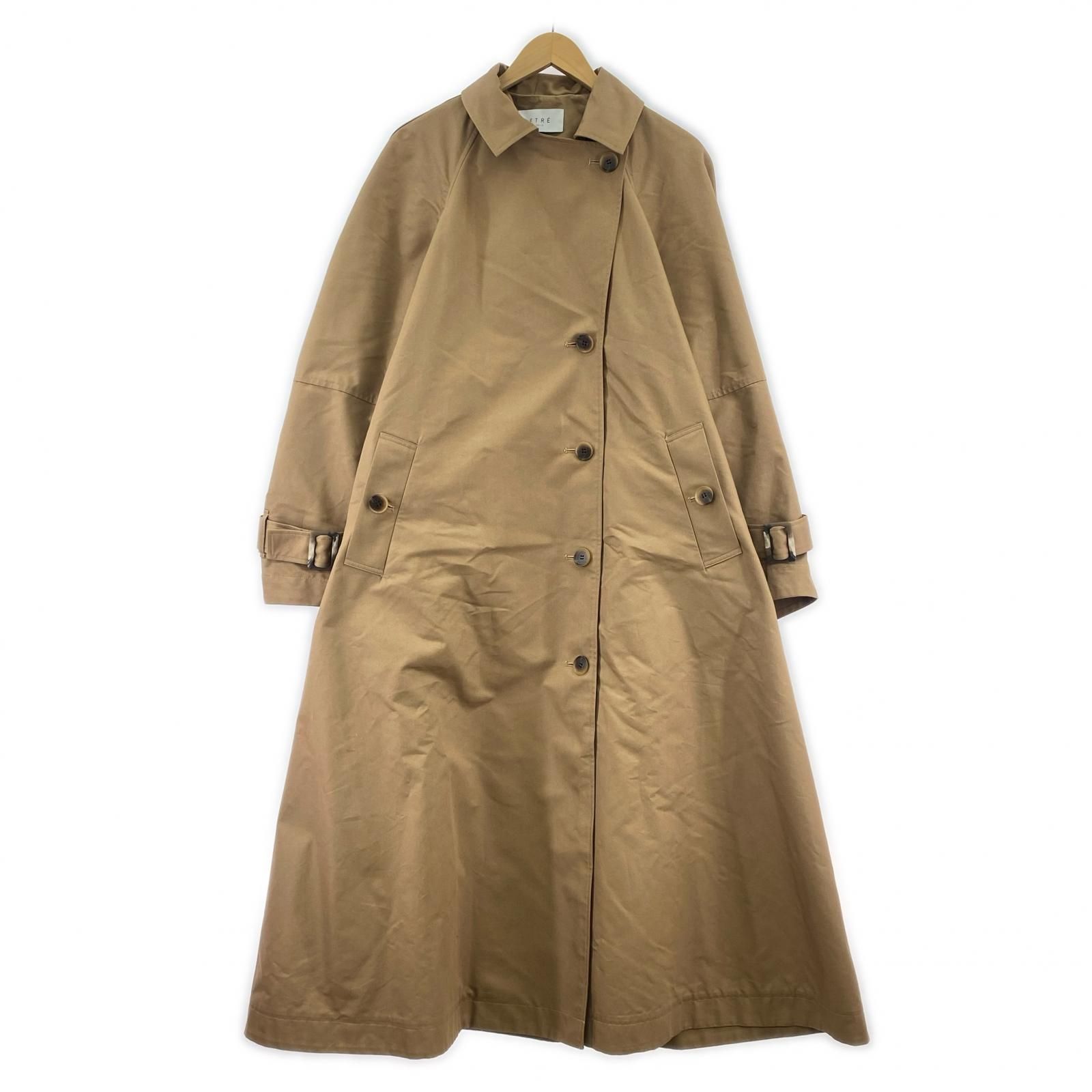 ETRE TOKYO エトレトウキョウ ビッグシルエットコート sizeS/キャメル