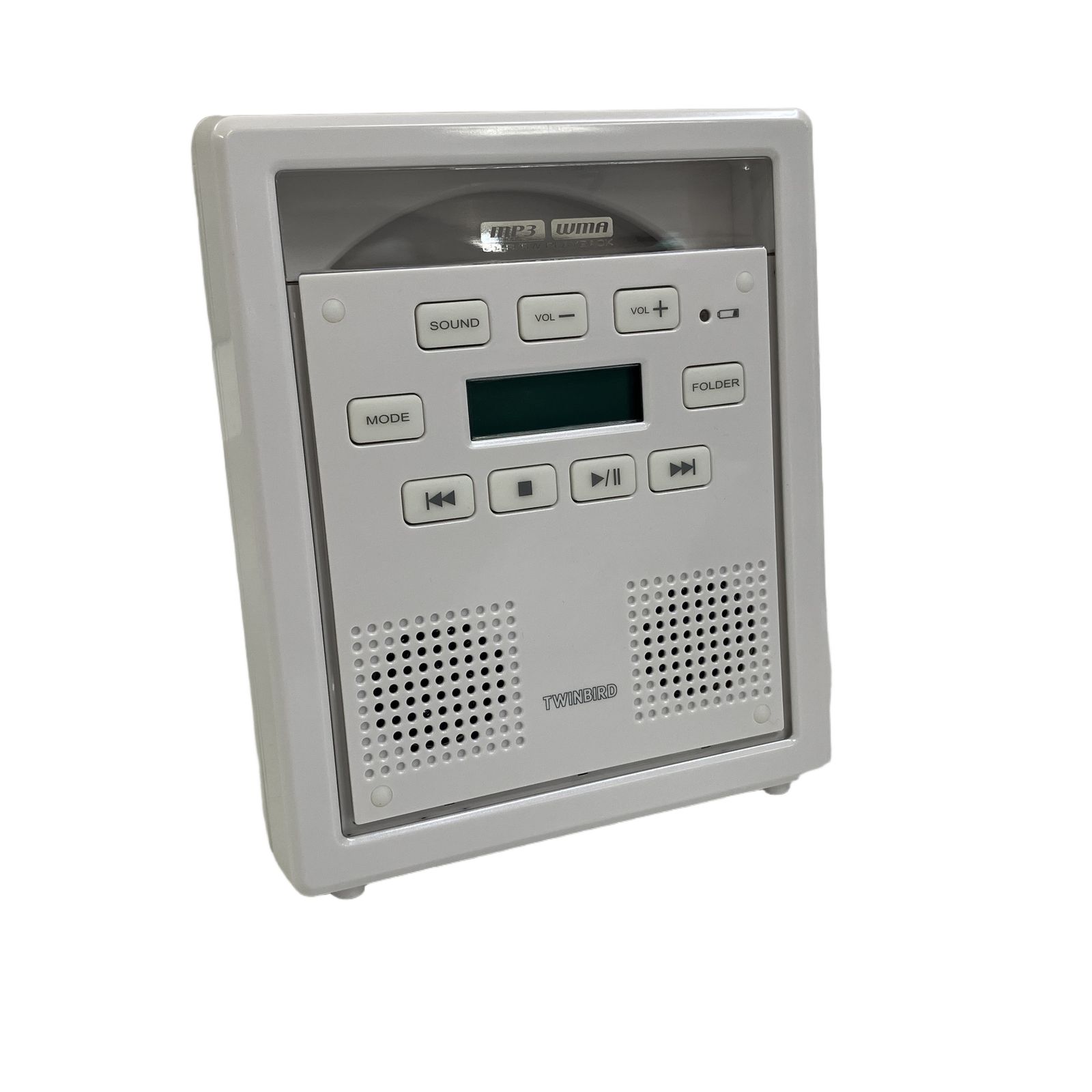 TWINBIRD AV-J169 防水CDプレーヤー 充電式CDプレーヤー 中古 T11235283