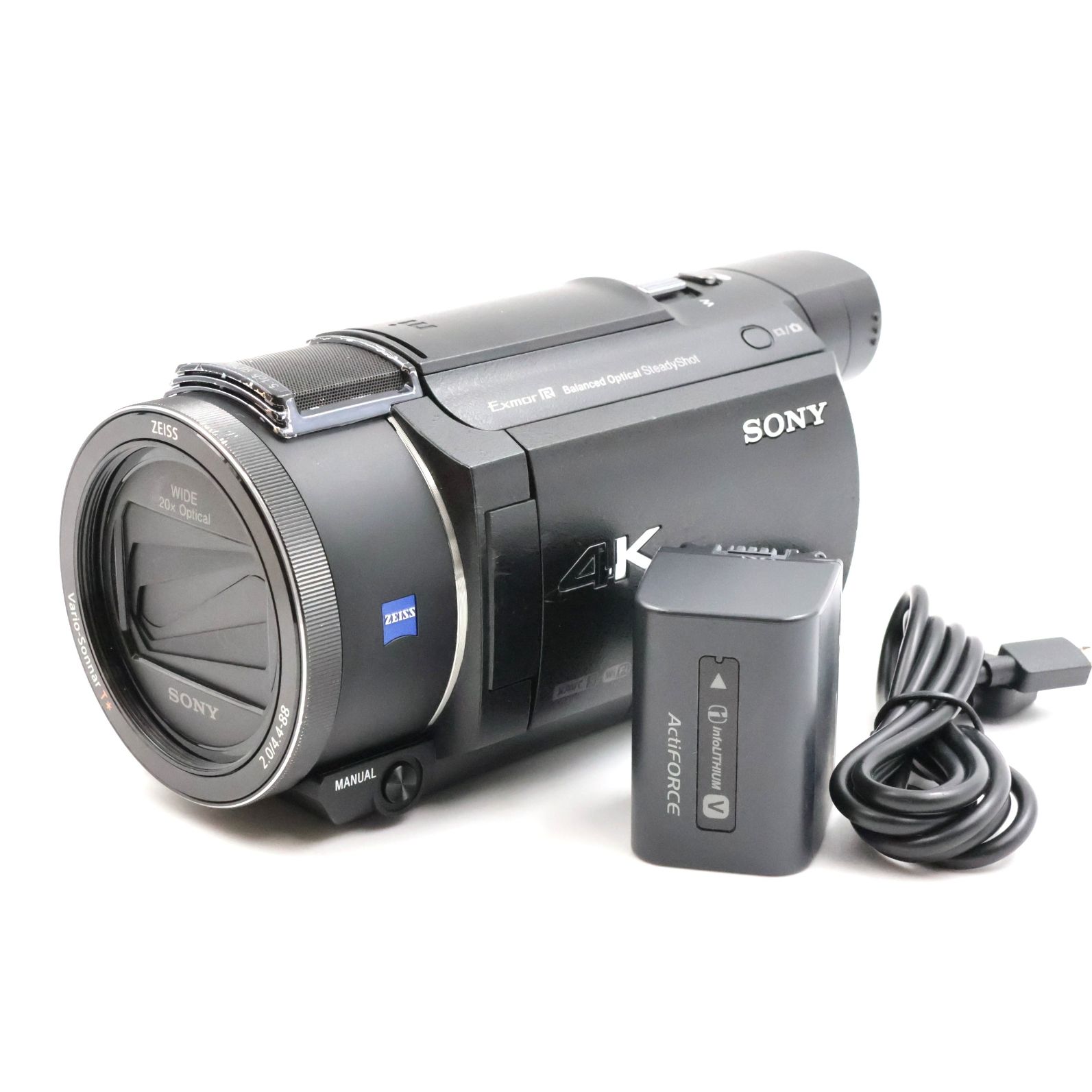 ■良品■ SONY Handycam FDR-AX60 ブラック 4K ビデオカメラ ソニー