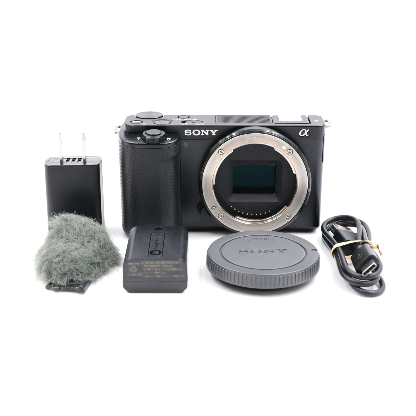 ■シャッター数209枚!極上品■ SONY VLOGCAM ZV-E10 ボディ ミラーレス一眼カメラ ブラック ソニー