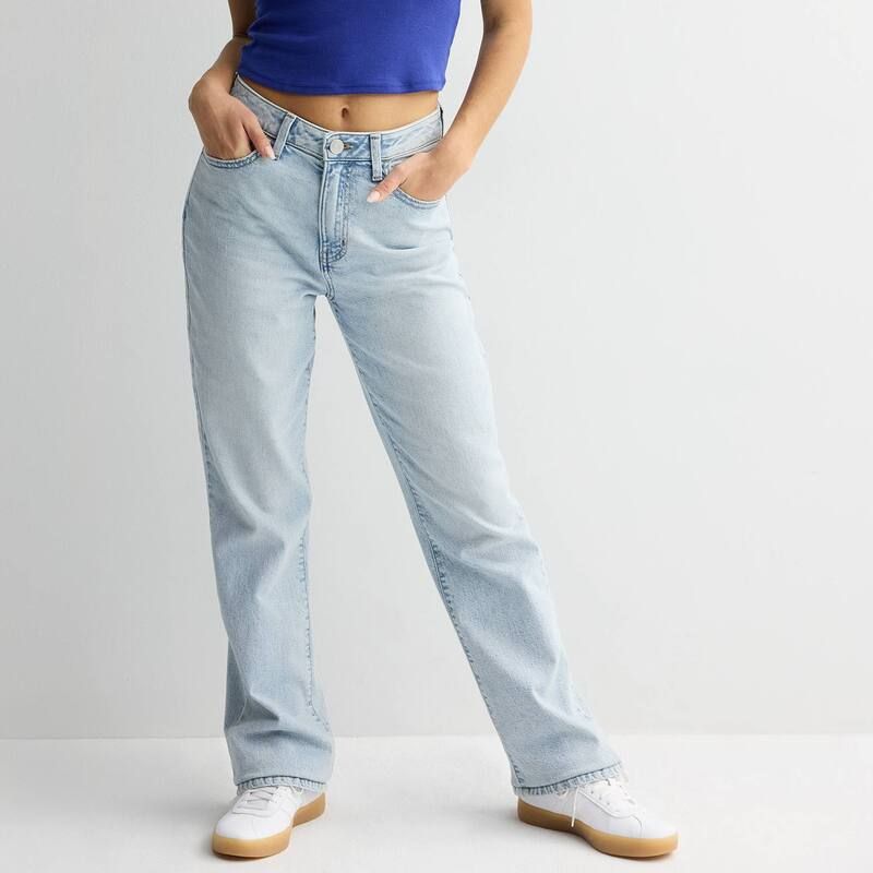 エスオー レディース ボトムス デニムパンツ ブーツカット ブーツ ジーンズ Juniors SO HighRise 90s Bootcut Jeans Lite Wash