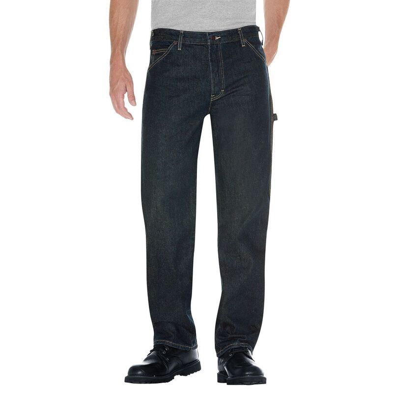 ディッキーズ メンズ ボトムス デニムパンツ リラックスフィット ジーンズ Mens Dickies Relaxed Fit Denim Carpenter Jeans Tinted Heritage Khaki カーキ