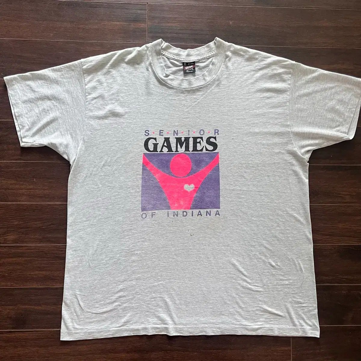 XXL アメリカ ヴィンテージ シングルステッチ シニアゲームズ Tシャツ