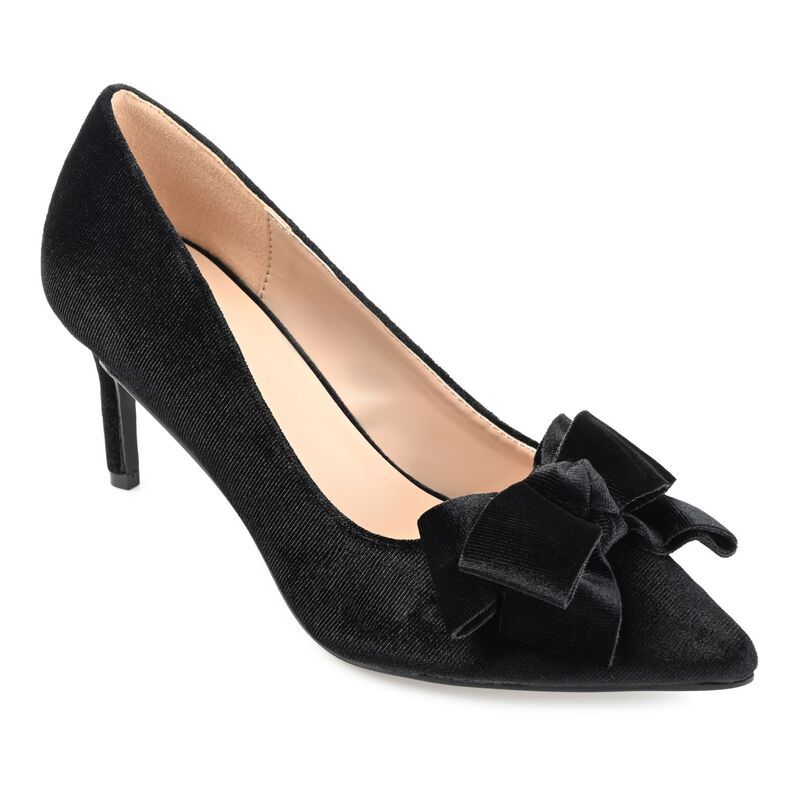 ジャーニー レディース シューズ パンプス ヒール Journee Crystol Womens Heels Black ブラック