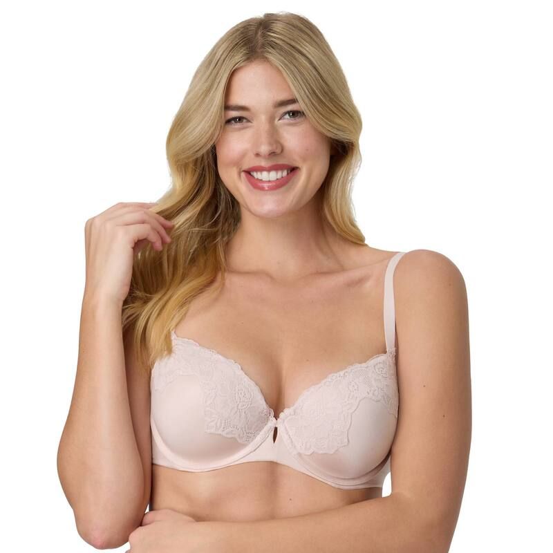 メイデンフォーム レディース アンダーウェア ブラジャー Maidenform Comfort Devotion Your Lift Underwire Bra DM1195 Sandshell