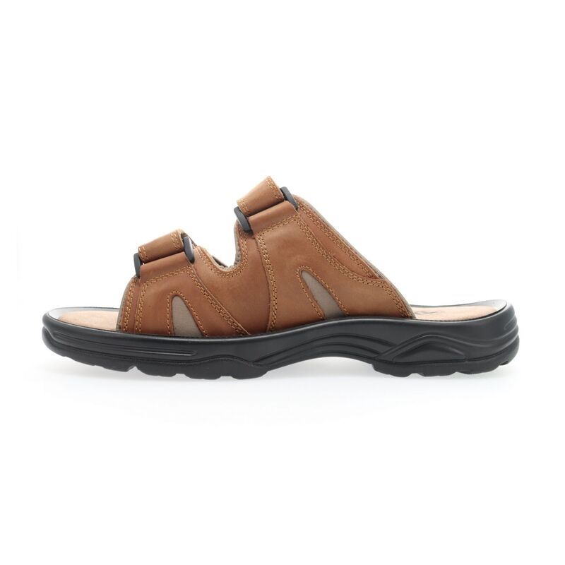 プロペット メンズ シューズ サンダル Propet Vero Menslide Sandals Brown ブラウン