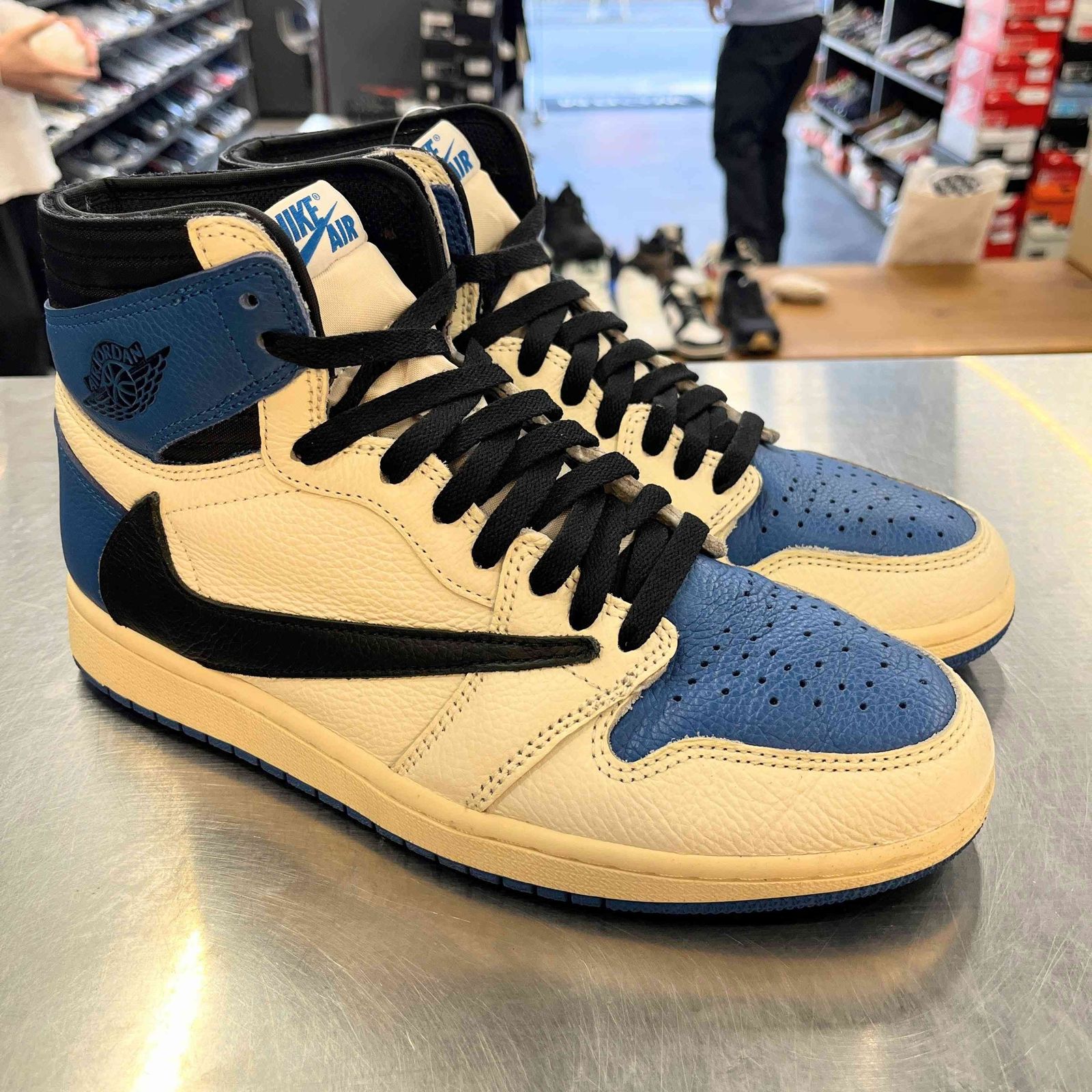 US8.5】 AIR JORDAN 1 RETRO HIGH OG SP Travis Scott / Fragment