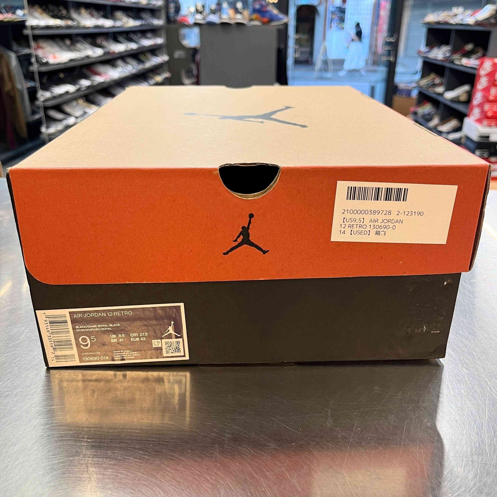US9.5】 AIR JORDAN 12 RETRO 130690-014 【中古】 箱有 - メルカリ