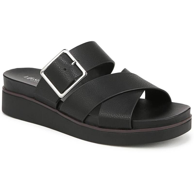 ライフストライド レディース シューズ サンダル LifeStride Getaway Womenslide Sandals Black ブラック