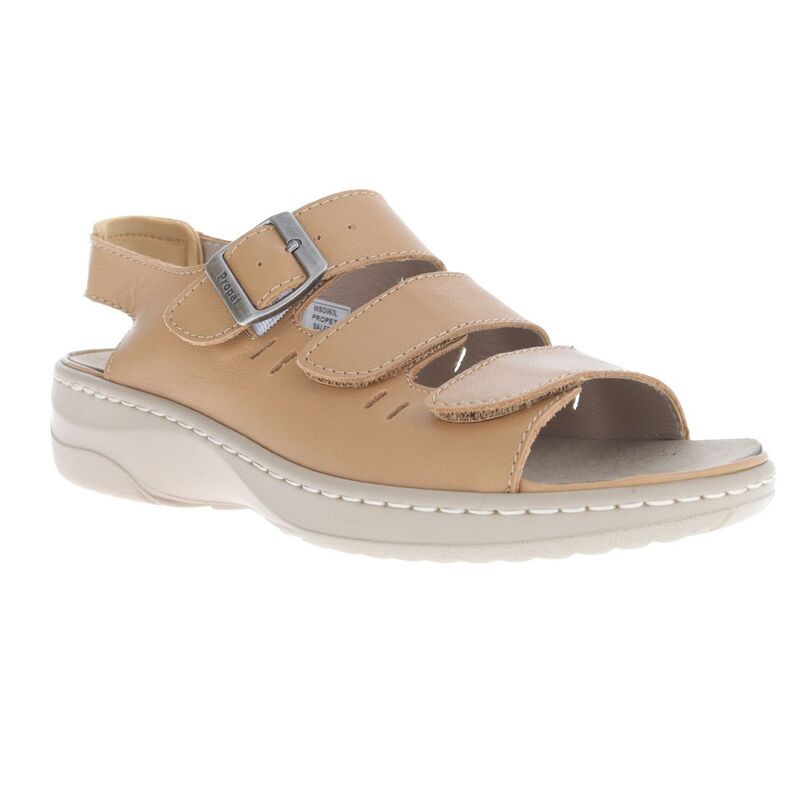 プロペット レディース シューズ サンダル Propet Breezy Walker Womenstrap Sandals Tan タン