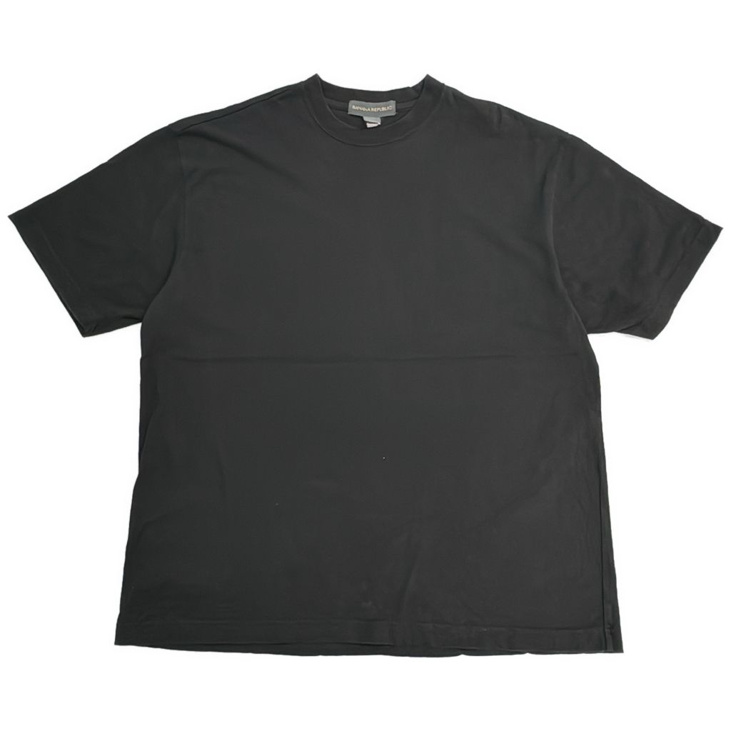 Banana Republic バナナリパブリック 半袖Ｔシャツ 無地 ブラック(メンズ XL相当)中古 古着 Y1156