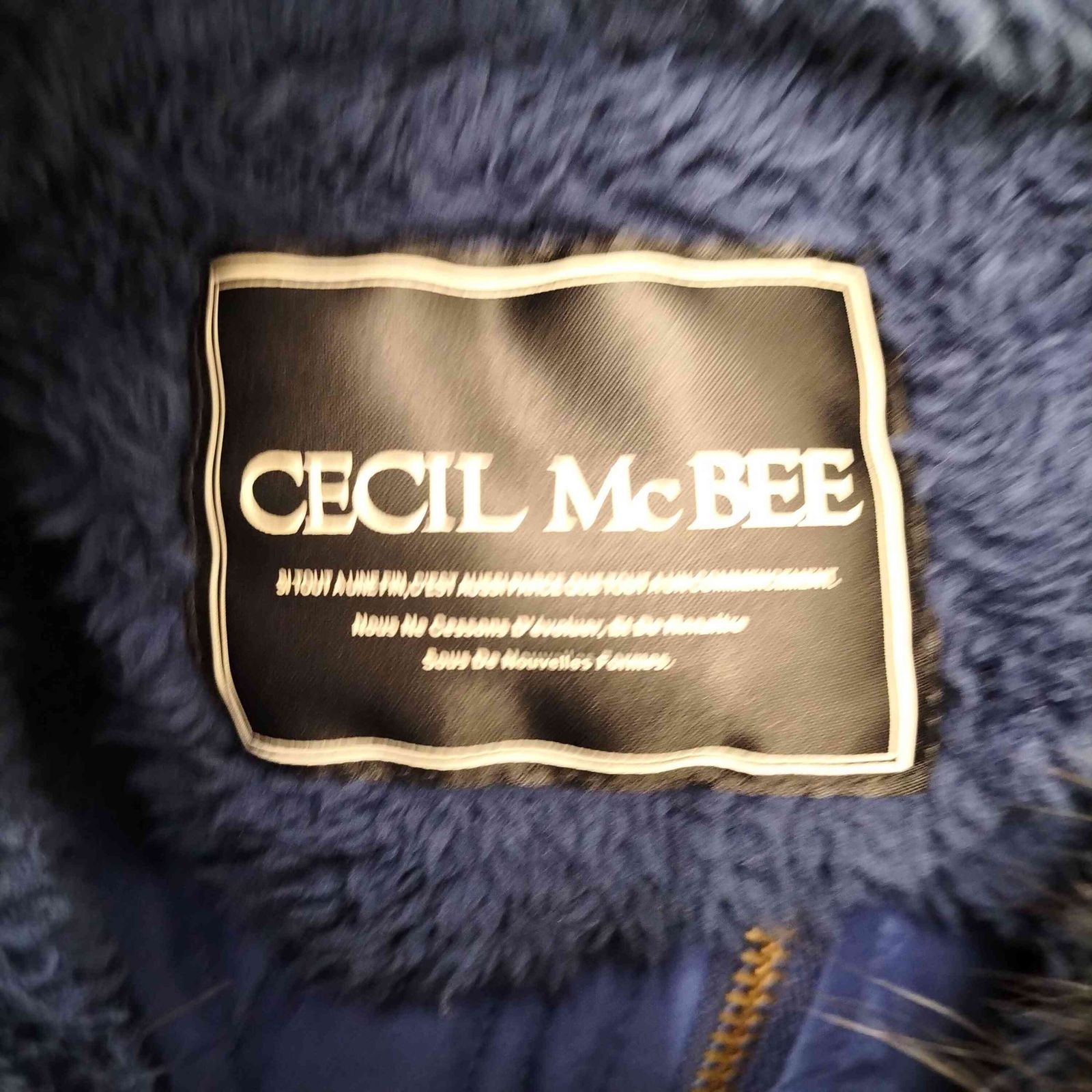 y2k CECIL McBEE ファー付中綿ブルゾン 平成ギャル M（B617） y2k CECIL McBEE ファー付中綿ブルゾン 平成ギャル M（B617） 【公式通販】