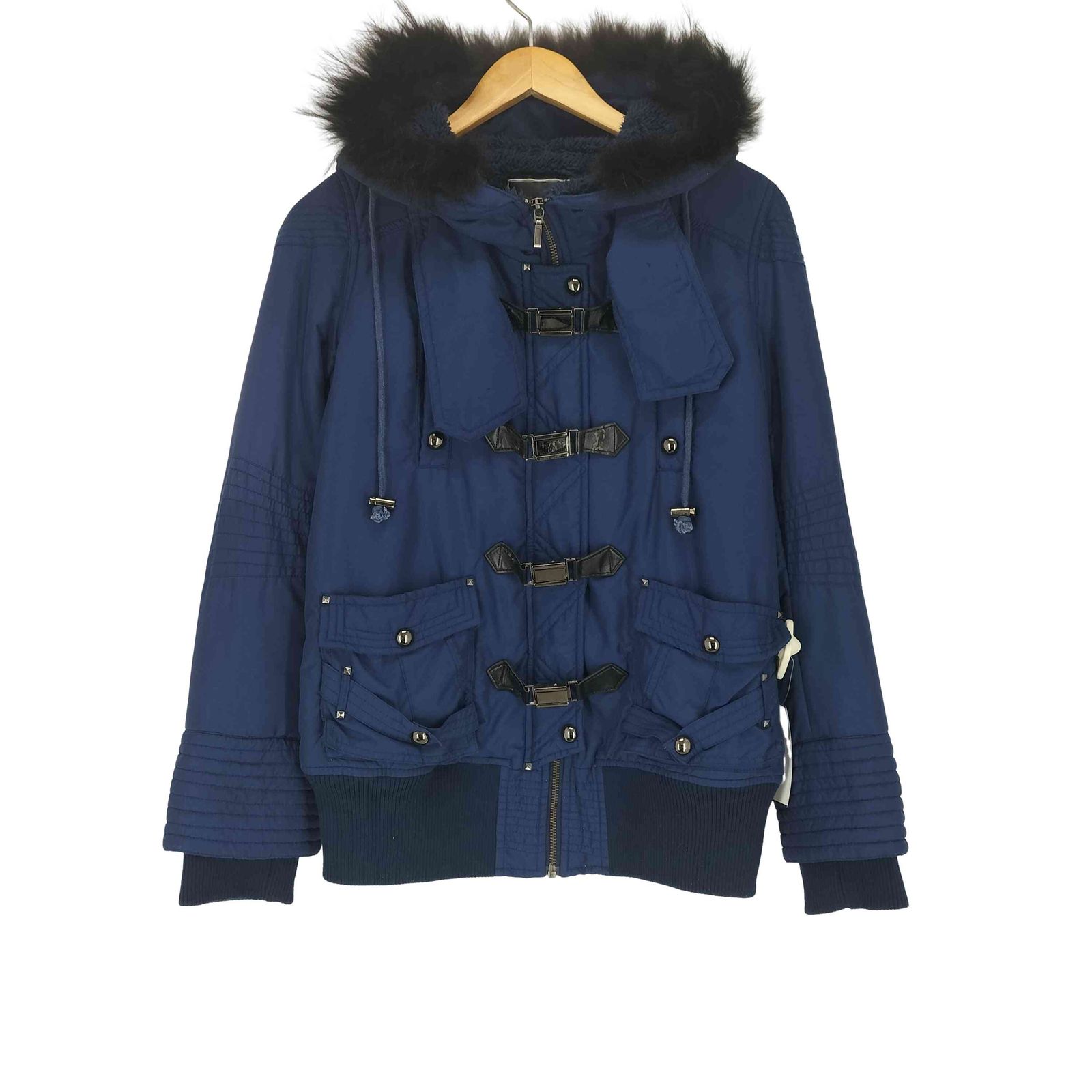 セシルマクビー CECIL McBEE Y2K フロントバックルファージャケット